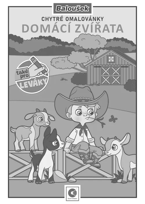 Główne zdjęcie produktu Omalovánka A5 - Chytré omalovánky - Domácí zvířata