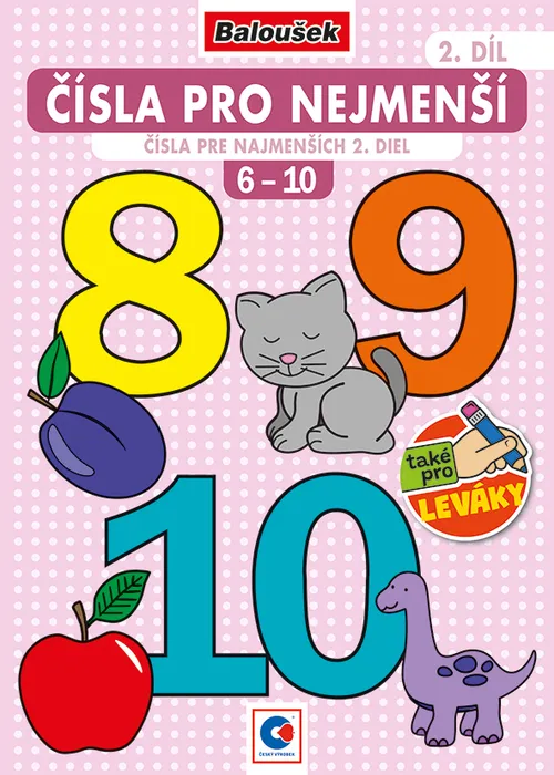 Główne zdjęcie produktu Omalovánka - A5 - Čísla pro nejmenší, 2. díl