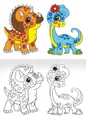 Następne zdjęcie produktu Malowanka - A5 - Dino