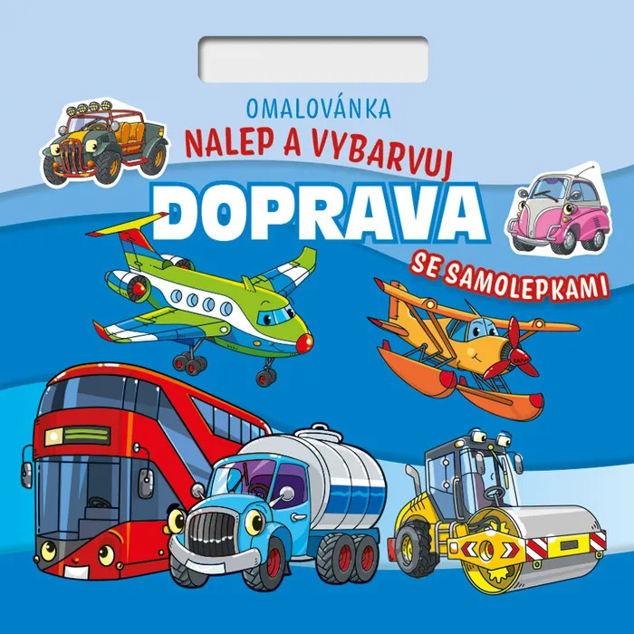 Główne zdjęcie produktu Omalovánka Nalepuj a vybarvuj! Doprava