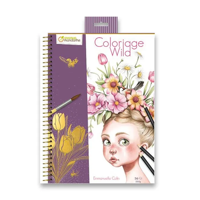 Główne zdjęcie produktu Omalovánky Avenue Mandarine Coloriage Wild A4