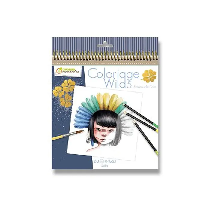 Główne zdjęcie produktu Omalovánky Avenue Mandarine Coloriage Wild - typ 5
