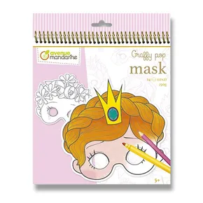 Kolorowanki Avenue Mandarine Graffy Pop Mask dla dziewczynek