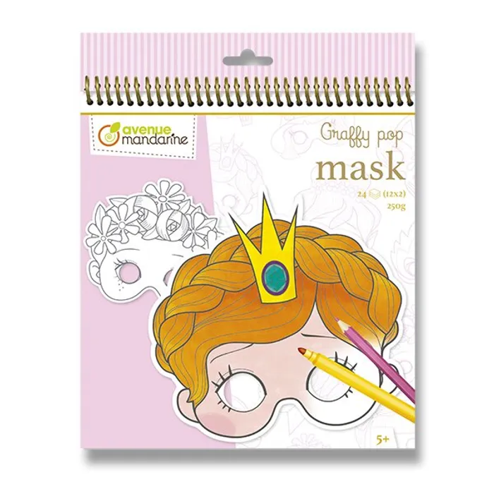 Główne zdjęcie produktu Omalovánky Avenue Mandarine Graffy Pop Mask pro holky