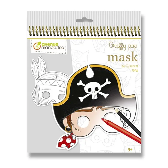 Główne zdjęcie produktu Omalovánky Avenue Mandarine Graffy Pop Mask pro kluky
