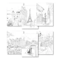 Następne zdjęcie produktu Kolorowanki Clairefontaine Odelia Cities A4, 20 kartek