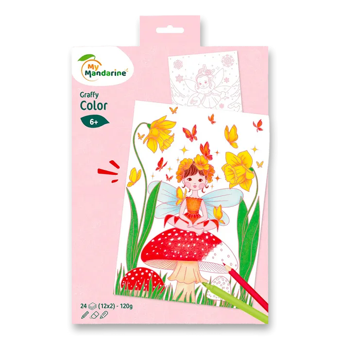Główne zdjęcie produktu Omalovánky My Mandarine Graffy Color - víly