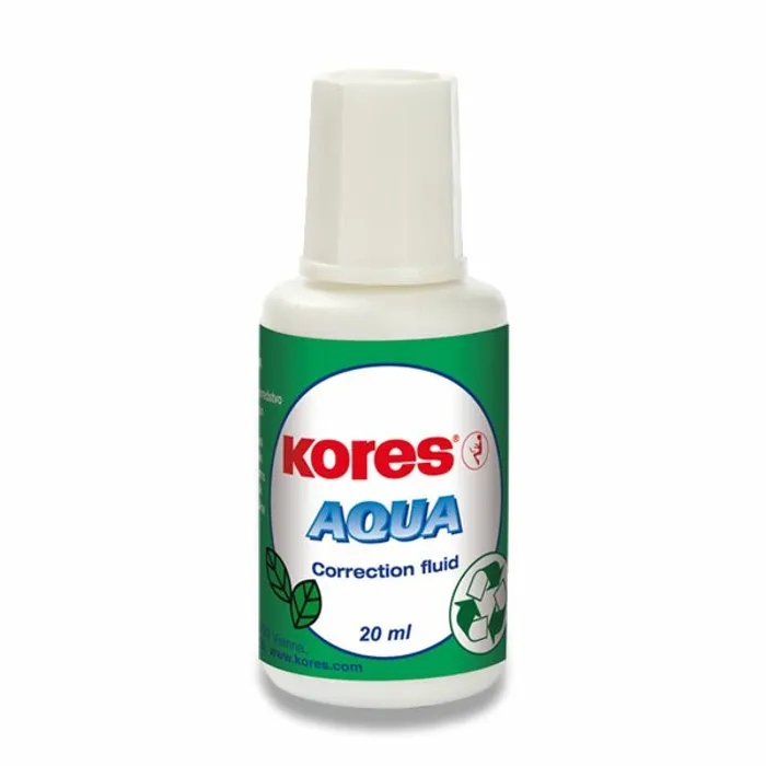 Główne zdjęcie produktu Opravný lak Kores Aqua štěteček, 20 ml