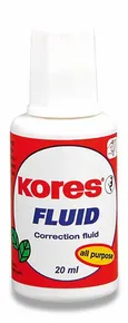 Farba korekcyjna Kores Fluid brush, 20 ml