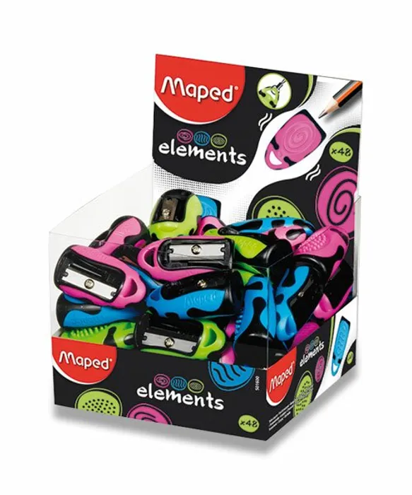 Główne zdjęcie produktu Ořezávátko Elements, s 1 otvorem, mix barev