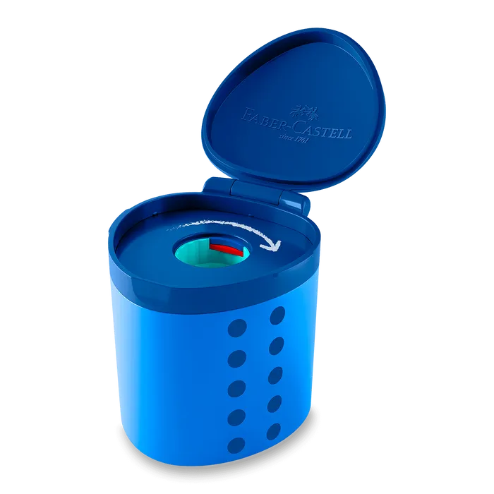 Główne zdjęcie produktu Ořezávátko Faber-Castell Grippy s odpadní nádobkou - 1 otvor