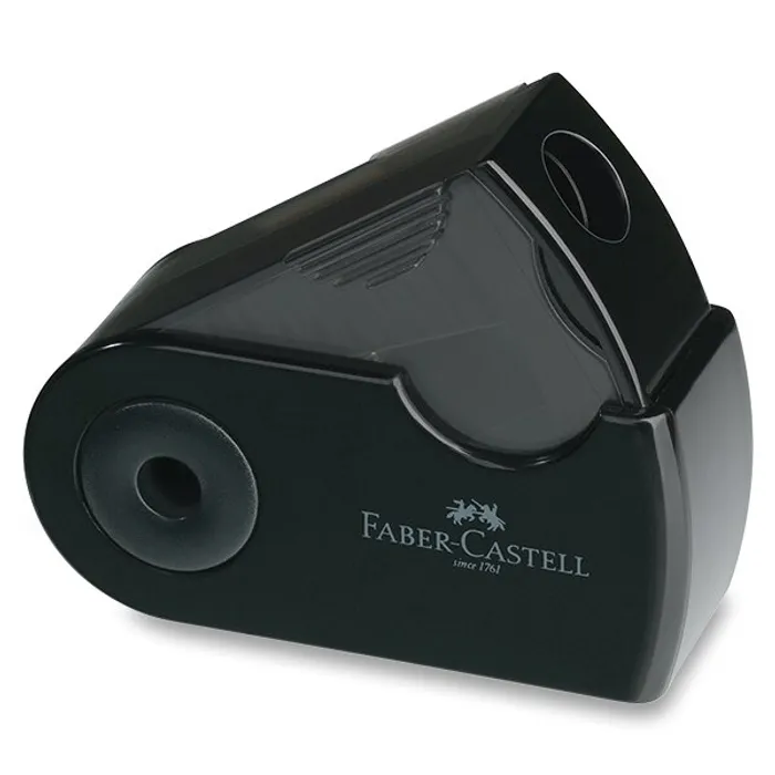 Główne zdjęcie produktu Ořezávátko Faber-Castell Sleeve Mini Black 1 otvor