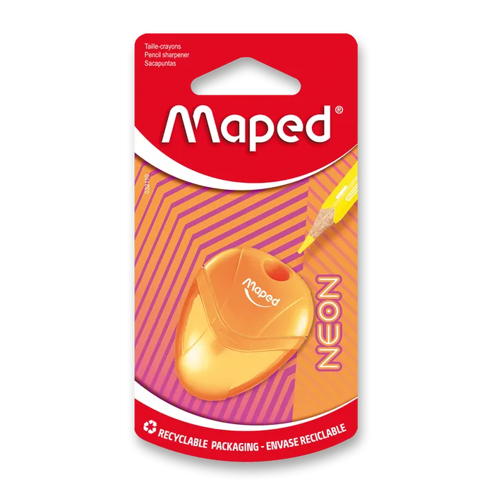 Główne zdjęcie produktu Ořezávátko Maped Igloo Neon 1 otvor, mix barev