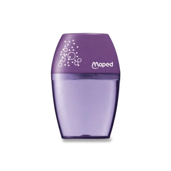 Główne zdjęcie produktu Ořezávátko MAPED SHAKER - s odpadní nádobkou - 1 otvor, mix barev