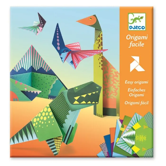 Główne zdjęcie produktu Origami sada Djeco Dinosauři