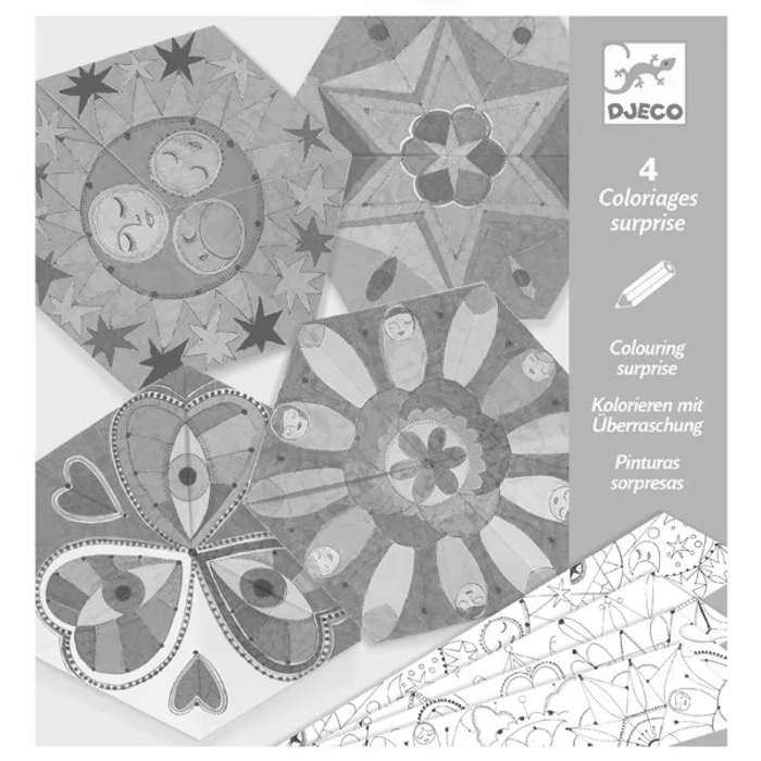 Główne zdjęcie produktu Origami skládačka Djeco Hvězdné mandaly