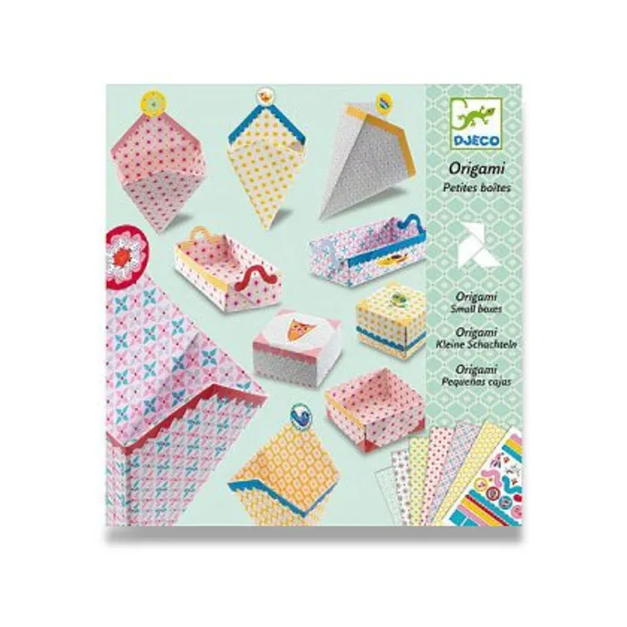 Główne zdjęcie produktu Origami skládačka Djeco - Krabičky