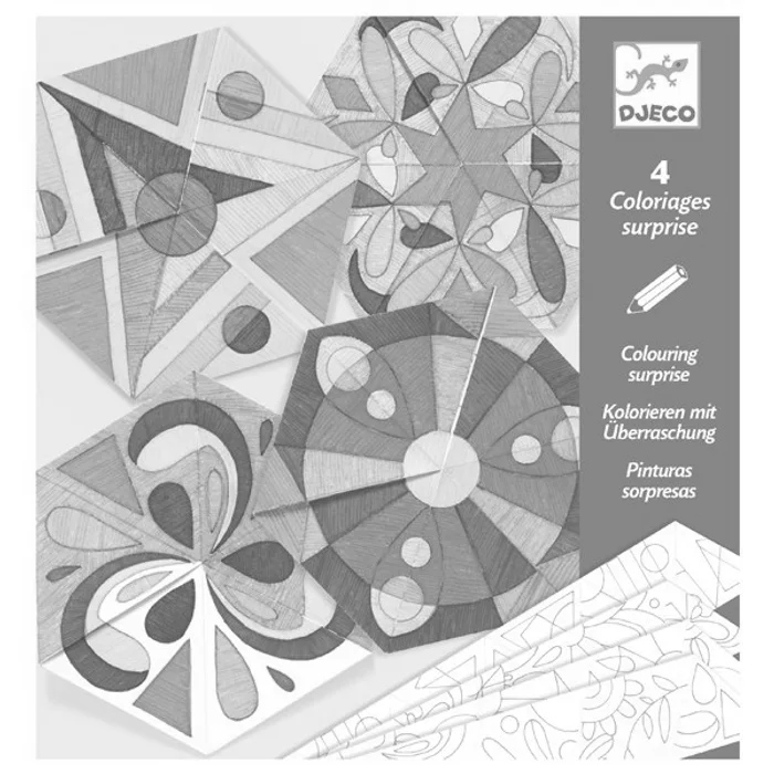 Główne zdjęcie produktu Origami skládačka Djeco Růžicové mandaly