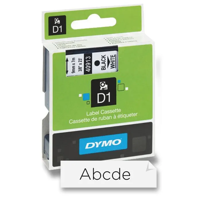 Główne zdjęcie produktu Originální polyesterové pásky Dymo pro štítkovače LabelManager černá / bílá