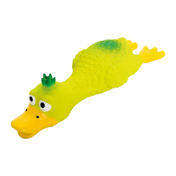 Główne zdjęcie produktu Oškubaná kachna s čupřinou, ležící, se zvukem, 18 cm, zelená, HipHop