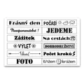 Następne zdjęcie produktu Pieczęć rotacyjna z napisami Aladine ROLL Stamp Dziennik podróży