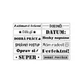 Otočné razítko s nápisy Aladine Roll' Stamp - Hodnoticí razítka