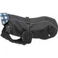 Kurtka outdoorowa ROUEN 2w1, krój buldoga, czarno-niebieski S:34cm, klatka piersiowa:40-66cm, szyja:42-48cm