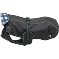Kurtka outdoorowa ROUEN 2w1, krój buldoga, czarno-niebieski S:34cm, klatka piersiowa:40-66cm, szyja:42-48cm