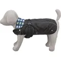 Kurtka outdoorowa ROUEN 2w1, krój buldoga, czarno-niebieski S:34cm, klatka piersiowa:40-66cm, szyja:42-48cm
