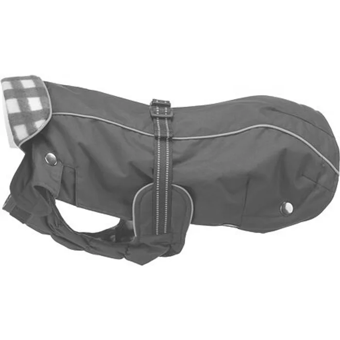 Główne zdjęcie produktu Outdoorový kabátek ROUEN 2v1, střih buldok, černá/modrá S:36cm, hruď:42-72cm, krk:44-50cm