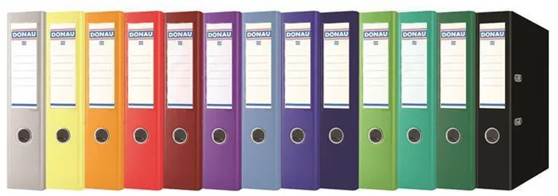 Główne zdjęcie produktu Pákový pořadač "Premium", zelený, 75 mm, A4, s ochranným spodním kováním, PP, DONAU