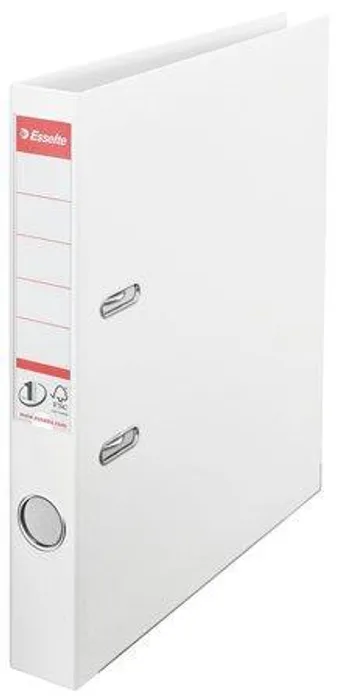 Główne zdjęcie produktu Pákový pořadač "Standard", ochranné spodní kování, bílá, 50 mm, A4, PP, ESSELTE