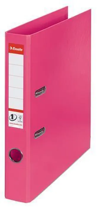 Główne zdjęcie produktu Pákový pořadač "Standard",ochranné spodní kování, fialová (fuchsie), 50 mm, A4,PP, ESSELTE
