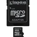 Następne zdjęcie produktu Paměťová karta Micro SD, 16GB, Class 10, s adaptérem, KINGSTON