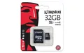 Paměťová karta Micro SD, 32GB, Class 10, s adaptérem, KINGSTON