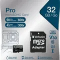 Następne zdjęcie produktu Karta pamięci microSDHC 32GB Class 10 UHS I z adapterem VERBATIM "PRO"