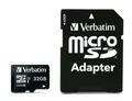 Karta pamięci microSDHC 32GB Class 10 UHS I z adapterem VERBATIM "PRO"
