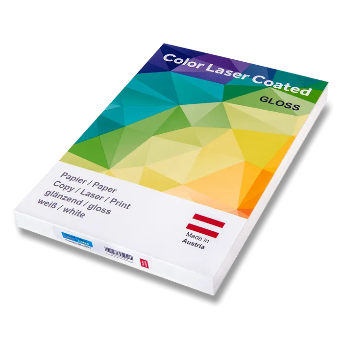 Główne zdjęcie produktu Papír Color Laser Coated A4, lesklý 200 g, 250 listů
