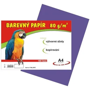 papier do edukacji artystycznej A4/100/80g fioletowy