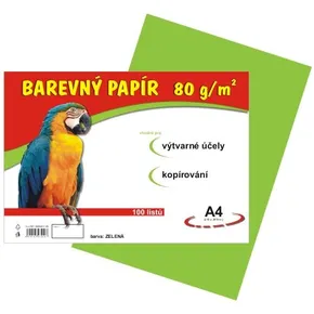 papier do edukacji artystycznej A4/100/80g jasnozielony