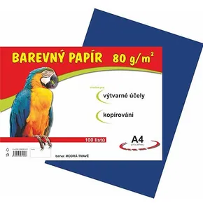papier do edukacji artystycznej A4/100/80g granatowy
