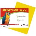 papier do edukacji artystycznej A4/100/80g żółty