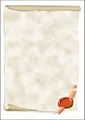 Papier z motywem „Pieczęć”, A4, 185 g, SIGEL [12 ark.]