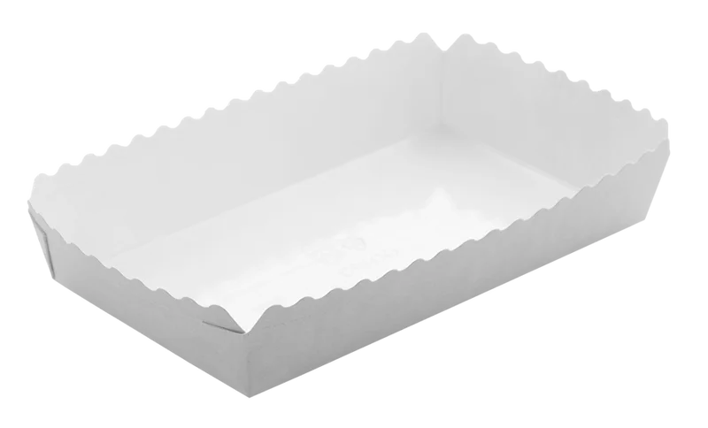 Główne zdjęcie produktu Papírová forma EKO na pečení 185x105x30 mm hnědá [60 ks]