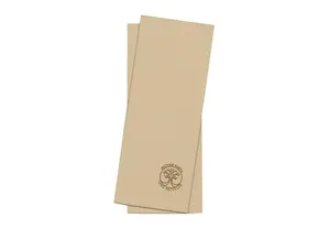 Kieszeń papierowa na sztućce BIO-EKO INFIBRA z beżową serwetką [100 szt]