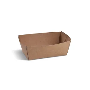 Tacka papierowa (FSC Mix) głęboka tłuszczoodporna kraft 100 x 60 x 40 mm 250ml [250 szt]
