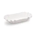 Tacka papierowa (FSC Mix) owalna biała 17,5 x 10 x 3 cm [250 szt]