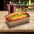 Następne zdjęcie produktu Tacka papierowa (FSC Mix) głęboka tłuszczoodporna kraft 135 x 70 x 45 mm 300ml [250 szt]