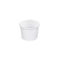 Miska papierowa do lodów (PAP/PE) biała średnica 75mm 125ml [50 szt]