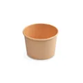 Miska papierowa do lodów (PAP/PE) kraft średnica 90mm 250ml [50 szt]
